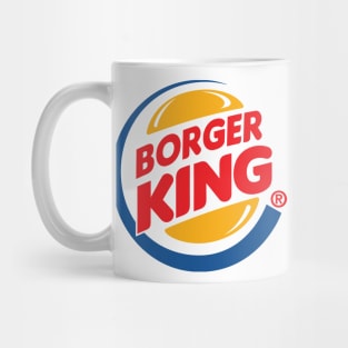 Borger King - Fast Food Parody Logo Mug